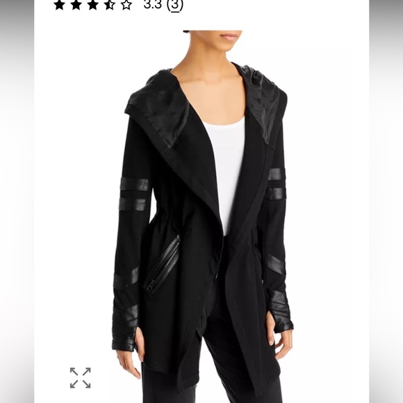 BLANC NOIR
Maitri Traveler Jac $200 black faux leather active casual spring - Picture 2 of 16